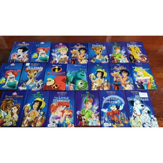 หนังสือ​นิทานภาษาอังกฤษดีสนีย์​ปกน้ำเงิน Disney pocket book