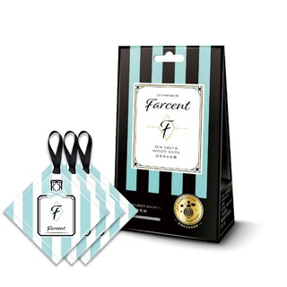 Air freshener PERFUMED SACHETS FARCENT LES PARFUMS DE SEA SALT &amp; WOOD SAGE PACK3 Air freshener desiccant Home use น้ำหอม