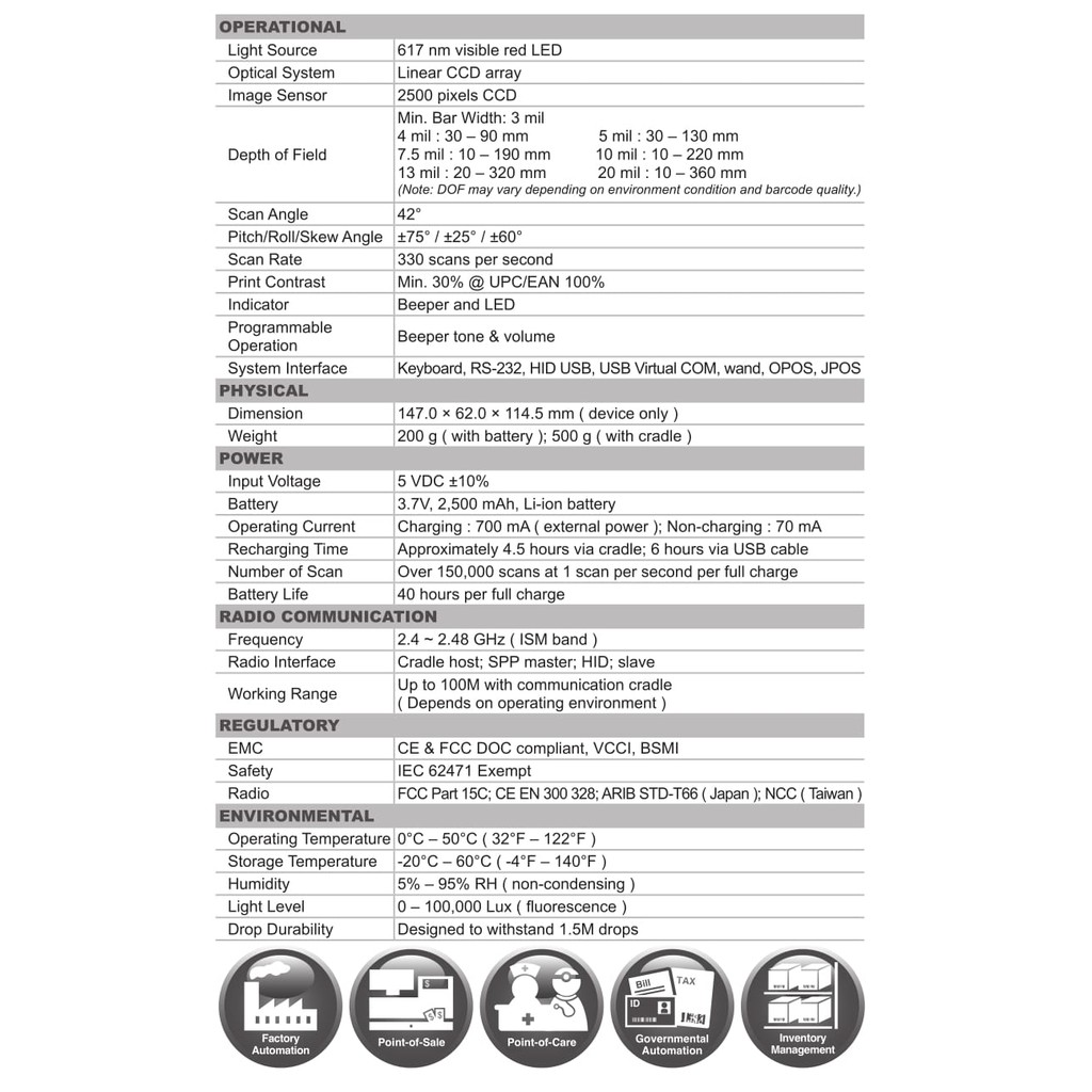 zebex-z3190bt-สแกนไร้สายไกลถึง-100-เมตร-ไวสูงสุดถึง-330ครั้งต่อวินาที-สแกนผ่านหน้าจอโทรศัพท์-จอคอมพิวเตอร์และแท็บเล็ท