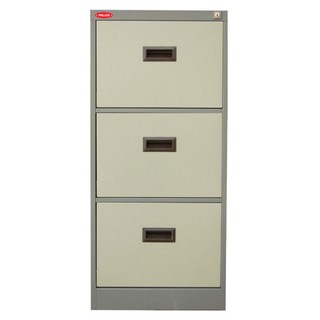 File cabinet STEEL DRAWER PRELUDE PC-103 GREY Office furniture Home & Furniture ตู้เอกสาร ตู้เอกสาร 3 ลิ้นชัก PRELUDE PC