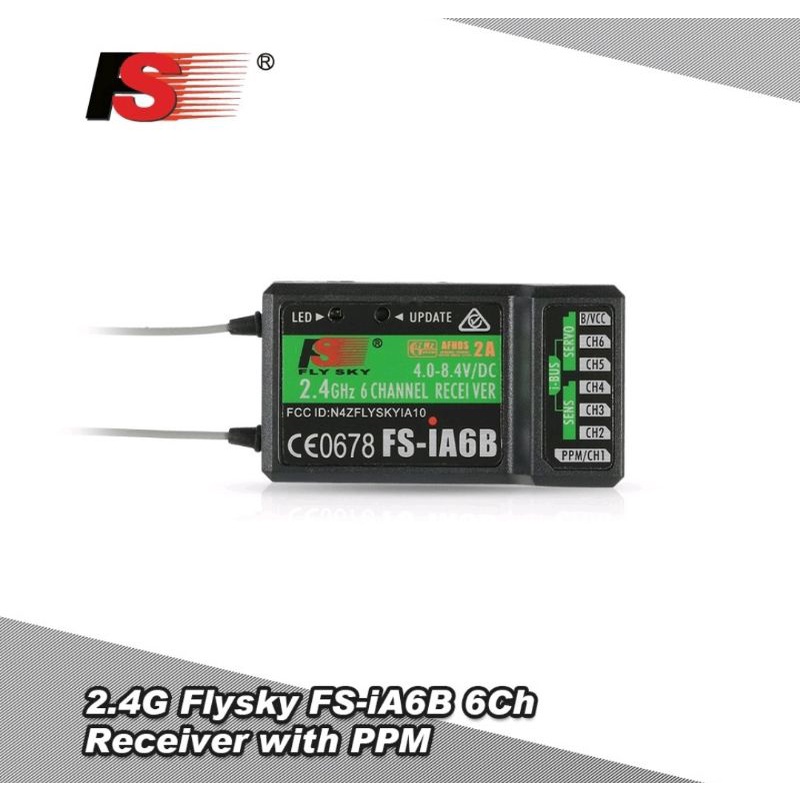 ภาพสินค้าของแท้ Flysky FS-iA6B 2.4G 6CH AFHDS For FS-i10 FS-i6 radiomaster tx16s จากร้าน andaman_2021 บน Shopee ภาพที่ 1