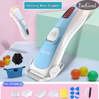 【Everyday】แบตตาเลี่ยน ปัตตาเลี่ยน ตัดผมเด็ก ไร้สายBaby Hair Clippers Waterproof Trimmer USB Rechargeable Haircut