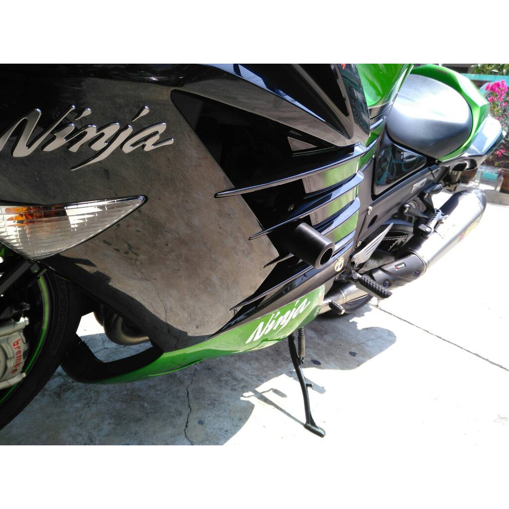 กันล้มข้าง-zx14-2012-up-แบร์นmothracing-กันล้มผลิตจากอลูมิเนียมนำเข้า-เกรด6061t651-และpom-ติดตั้งง่าย-65-สีดำ