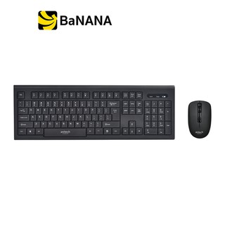 Anitech Wireless Mouse + Keyboard PA804 (TH/EN) ชุดเมาส์และคีย์บอร์ดไร้สาย by Banana IT