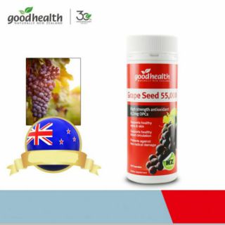 พร้อมส่ง✅ ล็อตใหม่ 2024 Goodhealth Grape Seed 55,000mg นิวซีแลนด์ สารสกัดจากเมล็ดองุ่นเข้มข้นสูง ขายดี New Zealand