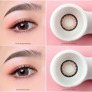 คอนแทคเลนส์ Wink Lens Blink Blink(Gray,Brown) ค่าสายตา 0.00 ถึง -5.00