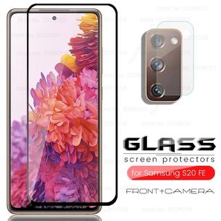 2 - In - 1 ฟิล์มกระจกนิรภัยกันรอยกล้องสําหรับ Samsung Galaxy S20 Fan Edition Fe S20Fe 2020 Sm - G781B 6 . 5 นิ้ว