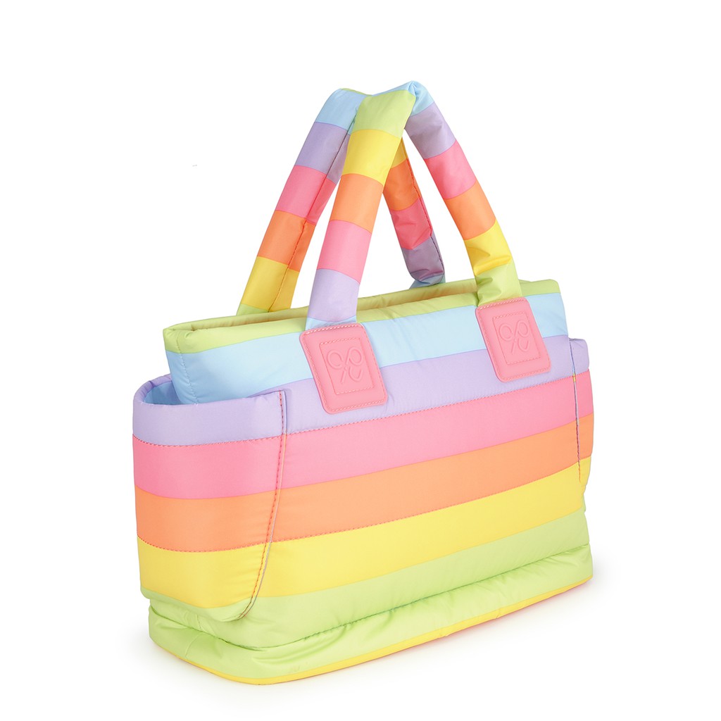cipu-กระเป๋าคุณแม่-กระเป๋าใส่ของเด็กอ่อน-รุ่น-airy-tote-m-สี-rainbow