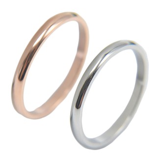 bt แหวนเหล็กไทเทเนียมแหวน rose gold plated สําหรับผู้ชายผู้หญิง