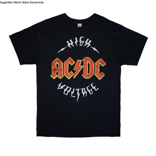 เสื้อยืดโอเวอร์ไซส์Ac/dc เสื้อเชิ้ตวง INC แรงดันไฟฟ้าสูง - LS-4XL