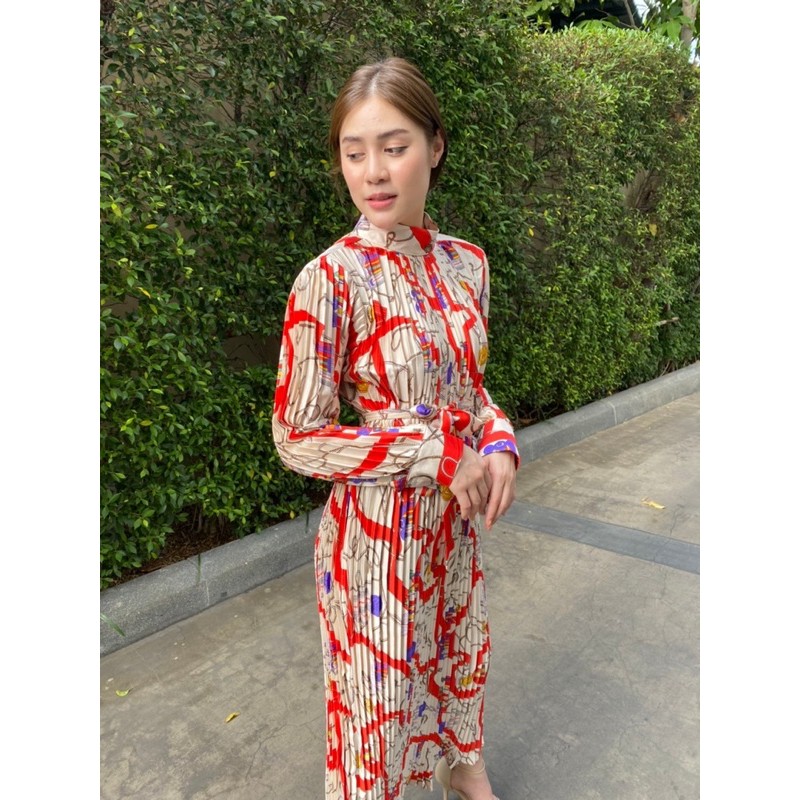 dress-ยาวอีดพลีททั้งตัว