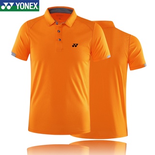 Yonex เสื้อโปโล เสื้อโปโลแขนสั้นผู้ชาย เสื้อกีฬา