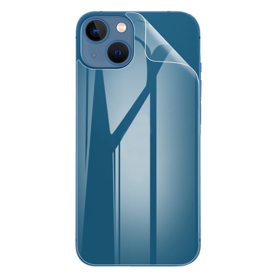 สำหรับ-iphone-ฟิล์มหลังสีใส-ฟิล์มไฮโดรเจล-เต็มขอบ-หน้าจอ-hd-กันรอยหน้อาจ-ไอโฟน14-11-12-13-pro-max-13-mini-ป้องกันรอยหน้าจอ-ไม่ใช่ฟิล์มกระจก