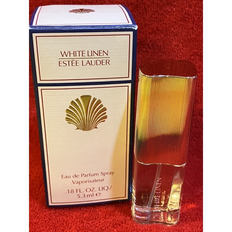 vtg-estee-lauder-white-linen-eau-de-parfum-spray-0-18-oz-5-3-ml-travel-size-nib