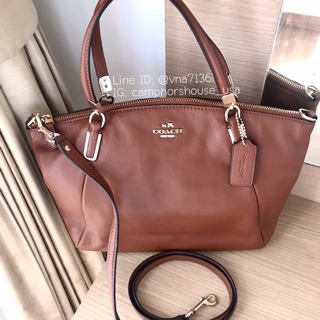 🌟พร้อมส่ง🌟COACH SMALL KELSEY SATCHEL IN PEBBLE LEATHER