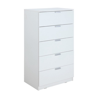 โปรโมชั่น : INDEX LIVING MALL ตู้เตี้ย 5 ลิ้นชัก รุ่นแม็กซ์ - สีขาว