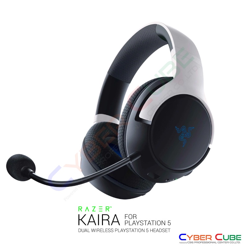 razer-kaira-for-playstation-white-dual-wireless-playstation-5-headset-หูฟังเกมส์มิ่ง-ของแท้ศูนย์-synnex