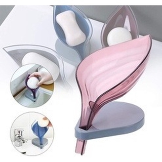 Bathroom Decor Leaf Shape Hollow Soap Holder / Leaf Shape Soap Box / Sucker Non-Slip Soap Holder / Drain Laundry Soap Box