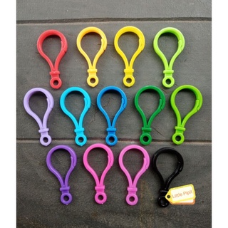 ราคาและรีวิวLobster Clasp Plastic Keychain ตะขอ ก้ามปู พวงกุญแจ​ พลาสติก​ สำหรับงาน DIY