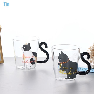 สินค้า (Tinching) แก้วกาแฟ ลายแมวน่ารัก ขนาด 250 มล.