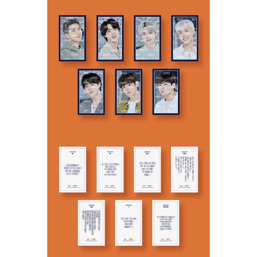 พร้อมส่ง-bts-message-photocard-frame