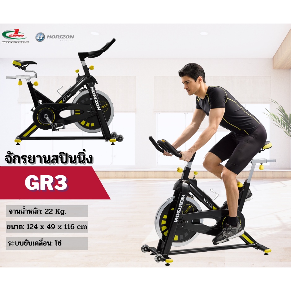 horizon spinning bike gr3