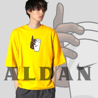 เสื้อยืดเด็กผช - ALDAN - NIKE CUP เสื้อยืดขนาดใหญ่สไตล์หลวมสไตล์กราฟิกทีดีไซน์ unisex เกาหลีขายดี C