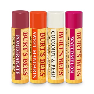 ราคาBurt\'s Bees Beeswax Bounty Fruit ,Moisturizing Lip Balm (No Box) พร้อมส่ง