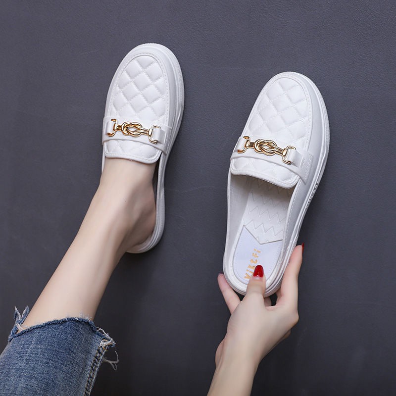 ภาพสินค้า2022 ลำลองสไตล์เกาหลี ฤดูร้อนเกาหลีรอบหัวรองเท้าแตะผู้หญิงพื้นนุ่มและรองเท้าแตะ จากร้าน pleasuremall บน Shopee ภาพที่ 5
