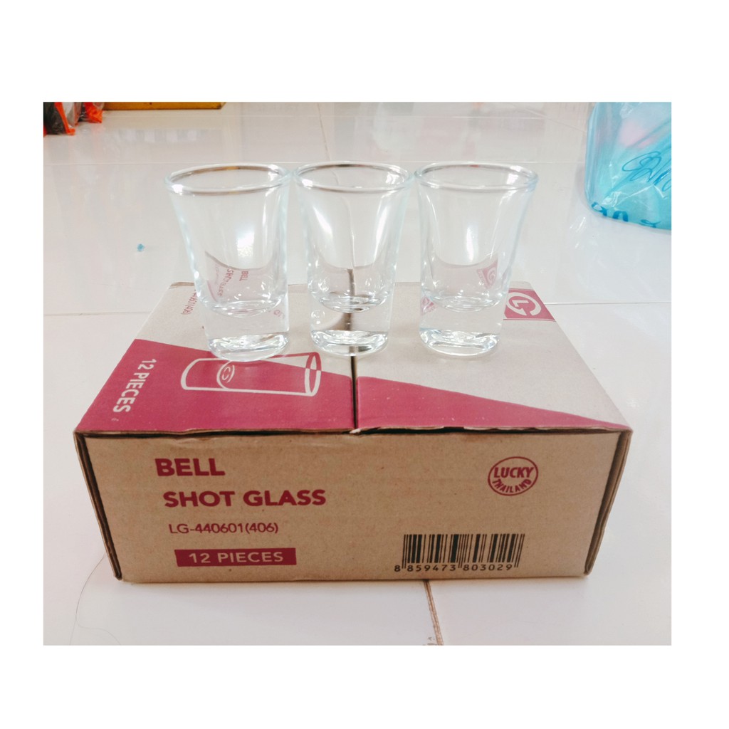 แก้วเป๊ก-แก้วช็อตทรงระฆัง-ขนาด-30-ml-1-oz-bell-shot-glass-ยกโหล-12-ใบ-แก้วเหล้า-แก้วเล็ก-ราคาถูก-no-406