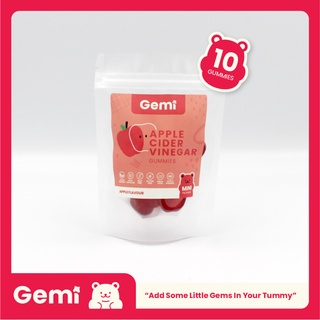 ภาพหน้าปกสินค้าGemi เจมมี่ แอปเปิ้ลไซเดอร์วิเนการ์ แบบซอง 10 เม็ด / Gemi Apple Cider Vinegar Small pack 10 gummies / GemiGummi ที่เกี่ยวข้อง