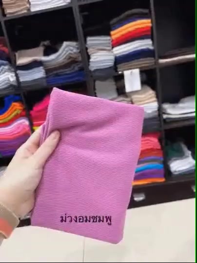 ผ้าร่อง-ยืดแขนยาว-xxl-แบรนด์-chotyshop-สินค้าผลิตในไทย-เสื้อยืดผ้าร่องแขนยาว-ไซส์-xxl-สาวอวบคนอ้วนใส่ได้-qltx