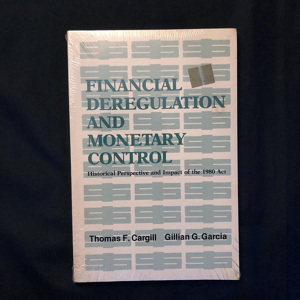 หนังสือ-financial-deregulation-and-monetary-control-มือสอง-ยังไม่ได้แกะพลาสติกหุ้ม