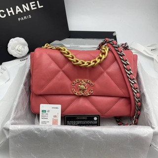 Chanel 19 สีชมพู Grade vip Size 26cm อปก.Fullboxset