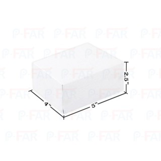 กล่องเค้กชิ้น ขนาด 4x5x2.5 นิ้ว (100 ใบ) MS007_INH109