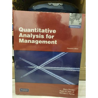 ภาพย่อรูปภาพสินค้าแรกของQuantitative Analysis for Management (English Book)