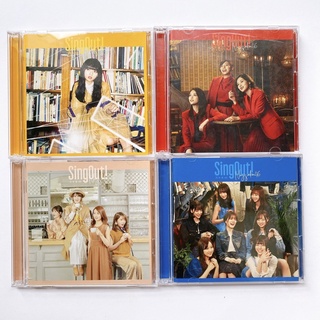 Nogizaka46 CD + Bluray single Sing out type A B C  D มีโอบิแผ่นแกะแล้ว