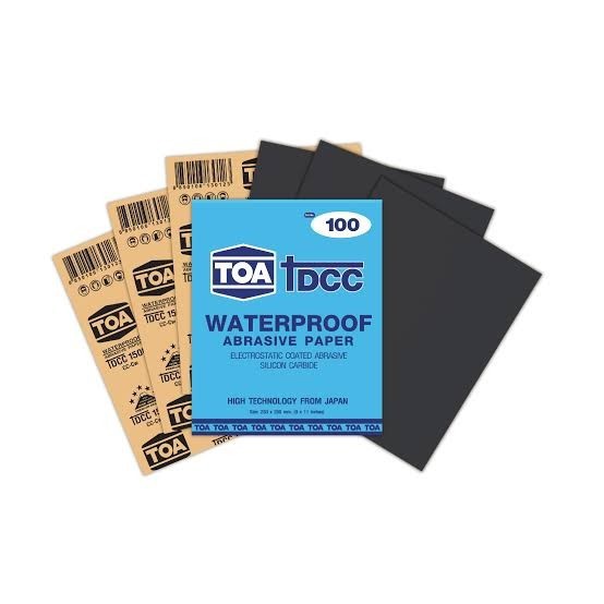 ภาพสินค้ากระดาษทรายน้ำ TOA DCC ขายยกแพค 60 ใบ มีครบทุกเบอร์ (80-2000) *ของแท้ 100%* จากร้าน ss.hardware2564 บน Shopee ภาพที่ 1