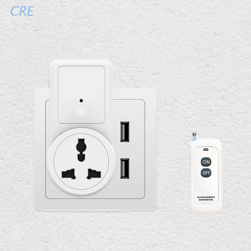 CRE Wireless Remote Control Power Outlet Light Switch Socket 1 Remote