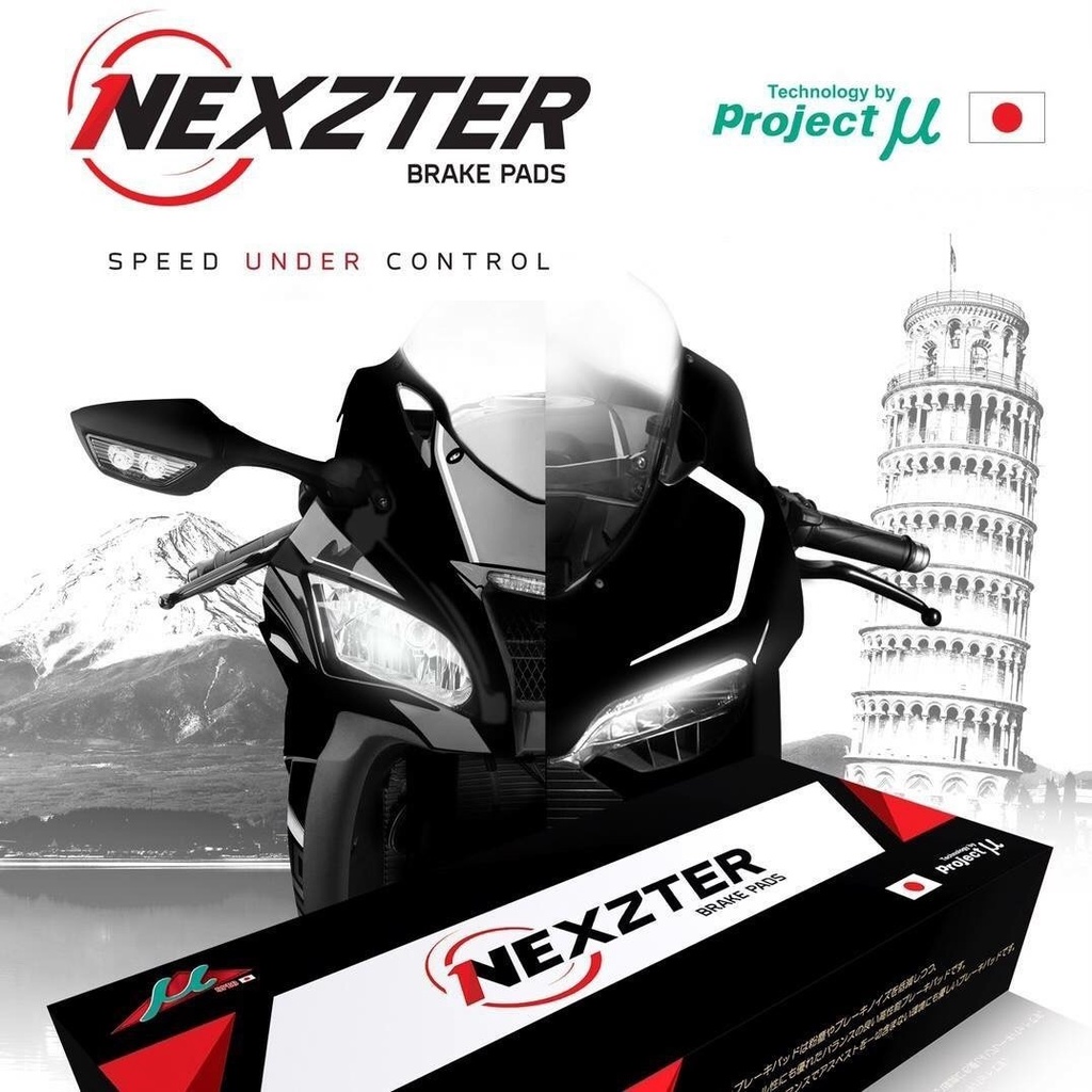 nexzter-ผ้าเบรคหลัง-yamaha-mt03-r3-x-max-ผลิตโดยใช้เทคโนโลยีชั้นนำจากญี่ปุ่น-เบรคอย่างเหนือชั้น-มีของพร้อมจัดส่ง