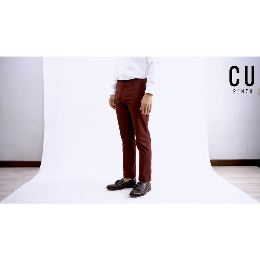 ภาพสินค้าใส่CODE : MAY10MA สีเพิ่มเติม กางเกงขายาว 16 color ชิโน่ กางเกงชิโน่ Chino pants ทรงกระบอกเล็ก : CU PANTS จากร้าน glicojung บน Shopee ภาพที่ 3