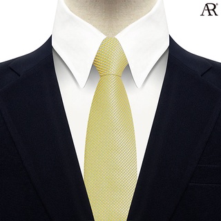 ANGELINO RUFOLO Necktie(NTS-จุด026) เนคไทผ้าไหมทออิตาลี่คุณภาพเยี่ยม ดีไซน์ Speck สีเหลือง/เขียวเข้ม/กรมท่า/เลือดหมู