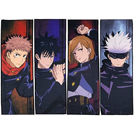 jujutsu-kaisen-towel-ผ้าเช็คตัวมหาเวทย์ผนึกมาร-ของแท้จากญี่ปุ่น