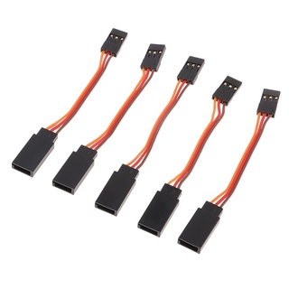 5 ชิ้น Male To Female Servo Extension Lead สายเคเบิ้ลเชื่อมต่อ 3 Pin Futaba Jr