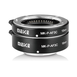 MEIKE MK-P-AF3C Metal Auto Focus Macro Extension Tube Set for M43 (Olympus/Panasonic) สีดำ