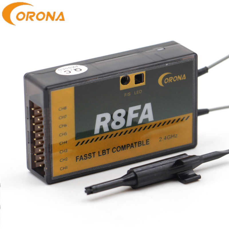 รีซีฟ-corona-r8fa-2-4ghz-8ch-fasst-ใช้กับ-t6ex-t8fg-10cg-14sg-4pks