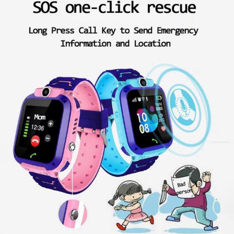 q12-เด็ก-smart-watch-เด็กโทรศัพท์นาฬิกากันน้ำติดตามสถานที่ถ่ายภาพซิม-sos-ต่อต้านหายไป