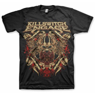 เสื้อยืดสีขาวเสื้อยืดคอกลม ผ้าฝ้าย ขนาดใหญ่ พิมพ์ลาย Killswitch Engage Bio War สไตล์คลาสสิก เหมาะกับของขวัญคริสต์มาส สํา