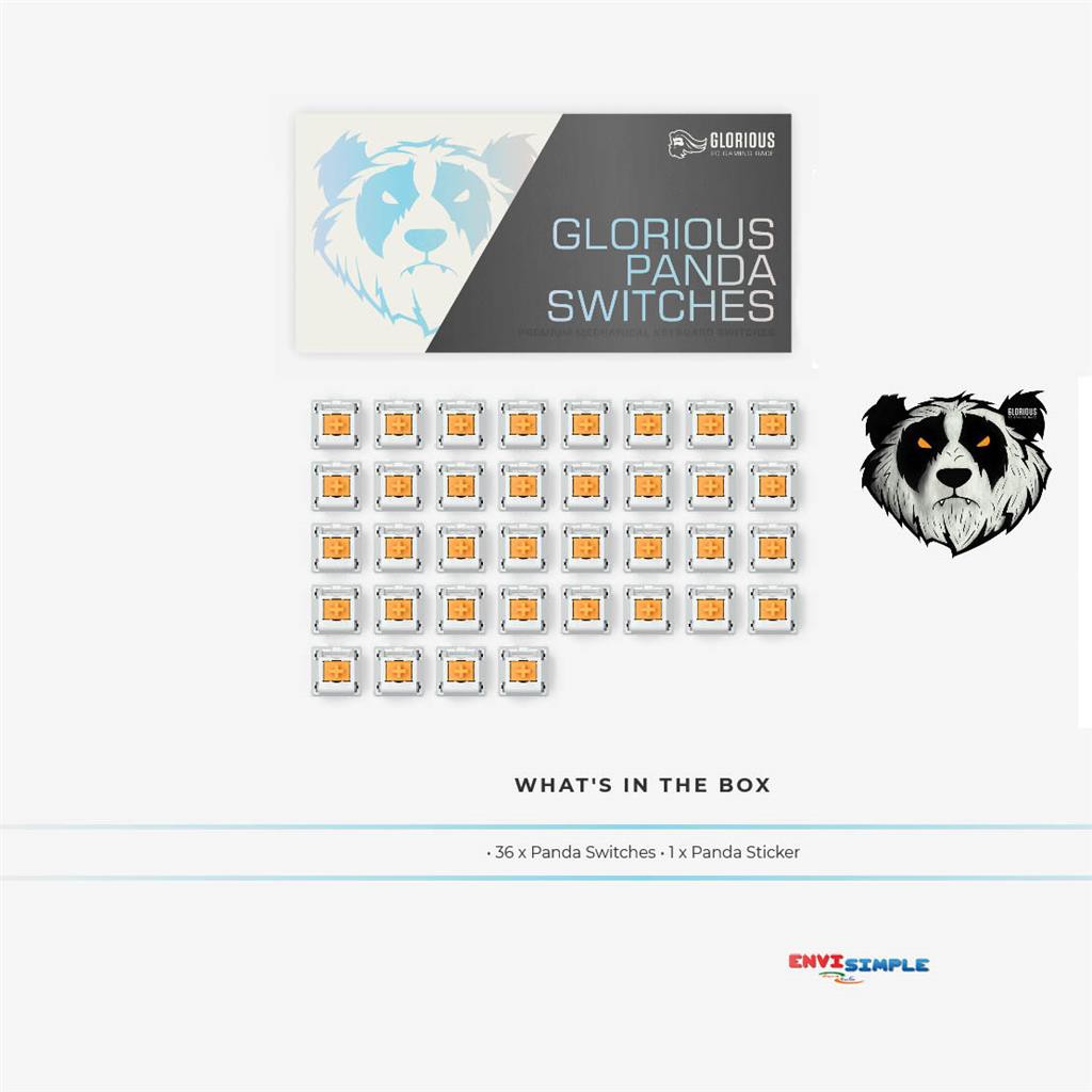 Glorious Panda™ Mechanical Switches | Shopee Thailand
