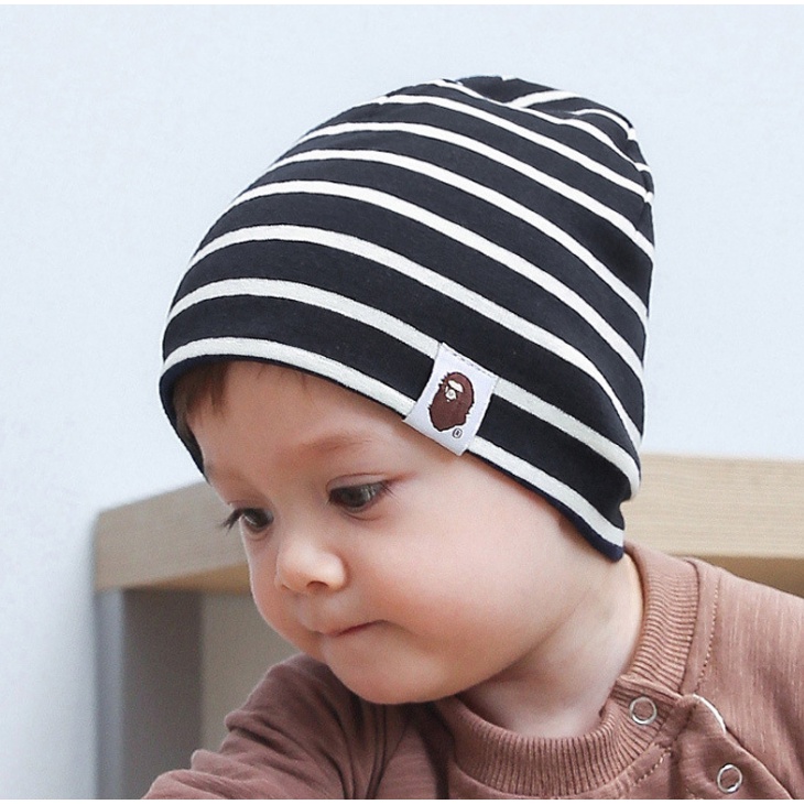 รูปภาพของหมวกเด็กทารก หมวกเด็กวัยหัดเดิน หมวกกันหนาว หมวกเด็กทรงเกาหลีลองเช็คราคา